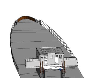Modelo 3D, en base a nube de puntos láser. Modelo 3D, en base a nube de puntos láser.